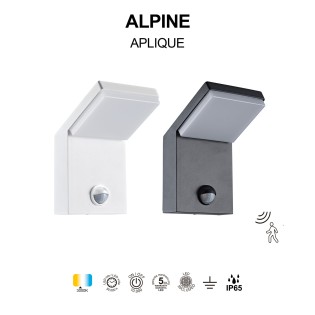 Aplique LED de exterior con sensor Alpine (6W)