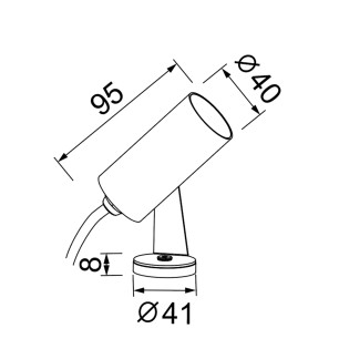 Foco de exterior LED Logan IP65 (6W)