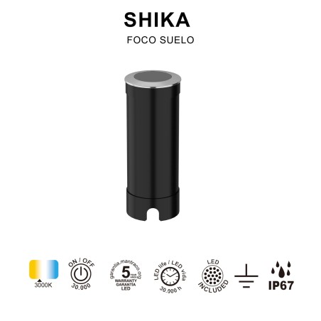 Empotrable de suelo LED Shika (6W)