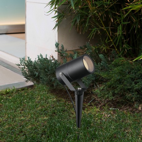 Foco con piqueta LED Quebec IP65 (10W)