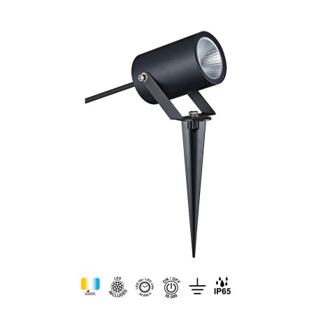 Foco con piqueta LED Quebec IP65 (10W)