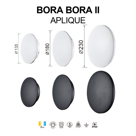 Aplique de exterior LED Bora Bora II (20W)
