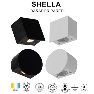 Aplique bañador de pared LED Sella C (3W)