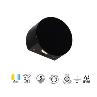 Aplique bañador de pared LED Sella R (3W)