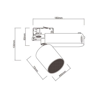 Altavoz bluetooh para carril trifásico Speak (10W)