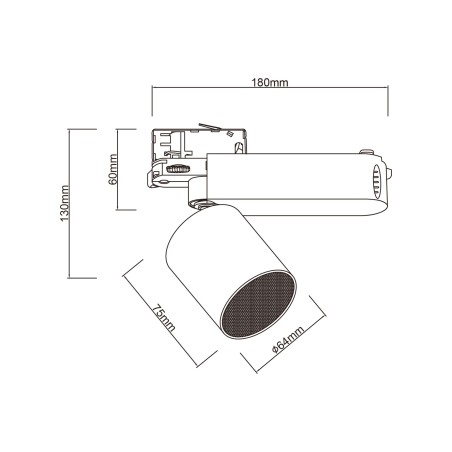 Altavoz bluetooh para carril trifásico Speak (10W)