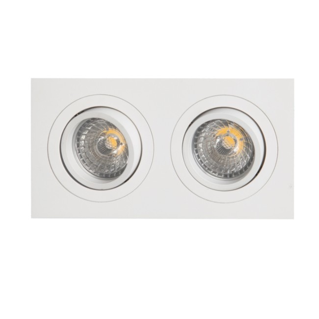 Empotrable de techo Básico GU10 (2 luces)
