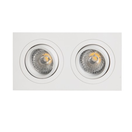 Empotrable de techo Básico GU10 (2 luces)