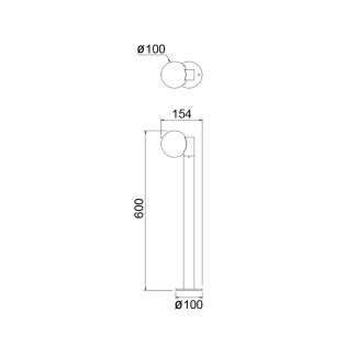 Baliza de exterior Interlaken IP65