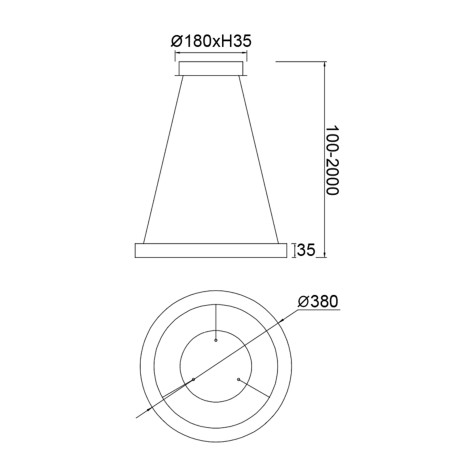 Lámpara de techo LED Kiroro CCT Dim