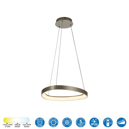 Lámpara de techo LED Kiroro II CCT Dim