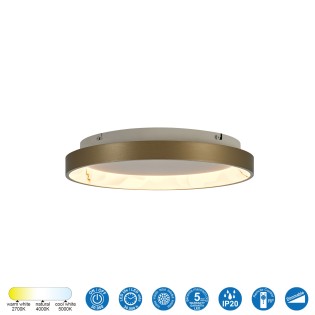 Plafón de techo LED Kiroro CCT Dim