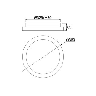 Plafón de techo LED Kiroro CCT Dim