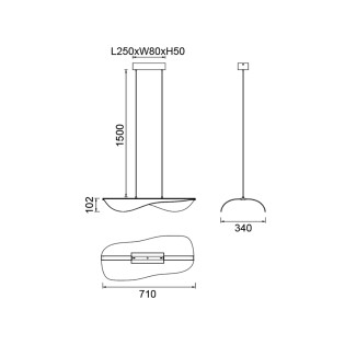 Lámpara de techo LED Bianca CCT Dim