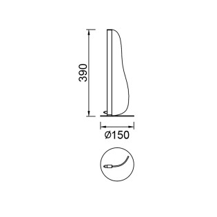 Lámpara de mesa LED Bianca CCT Dim