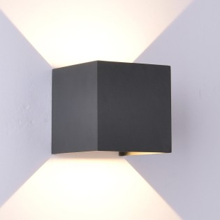 Aplique de exterior LED Davos (2x6W)