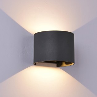 Aplique de exterior LED Davos II (2x6W)