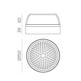 Aplique de pared de exterior LED Pixel (10W)