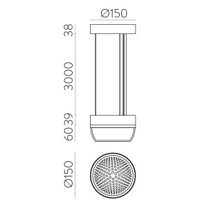 Lámpara de techo LED Pixel (10W)