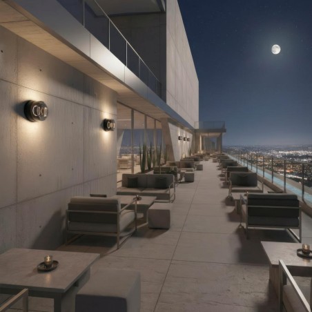 Aplique de pared de exterior LED Eclipse (10W)