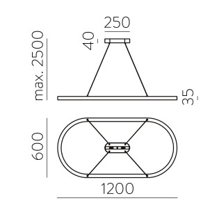 Lámpara de techo LED Grace CCT (100W)