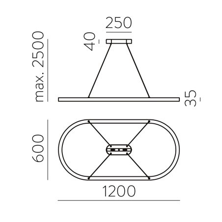 Lámpara de techo LED Grace CCT (100W)