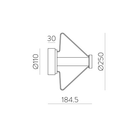 Aplique de pared LED Yara (9.5W)