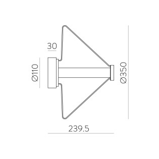 Aplique de pared LED Yara (14.5W)