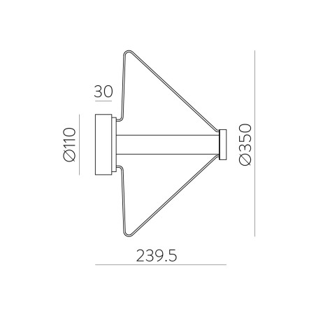 Aplique de pared LED Yara (14.5W)