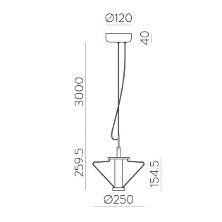 Lámpara de techo LED Yara (9.5W)