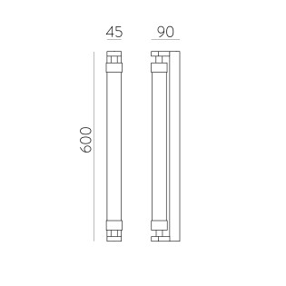 Aplique de pared para baños LED Lineo (11W)