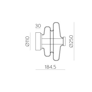 Aplique de pared LED Sira (9.5W)