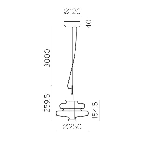 Lámpara de techo LED Sira (9.5W)