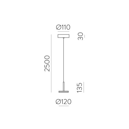 Lámpara de techo LED Corvus Blanco (7.5W)