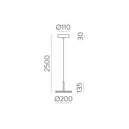 Lámpara de techo LED Corvus (12.5W)