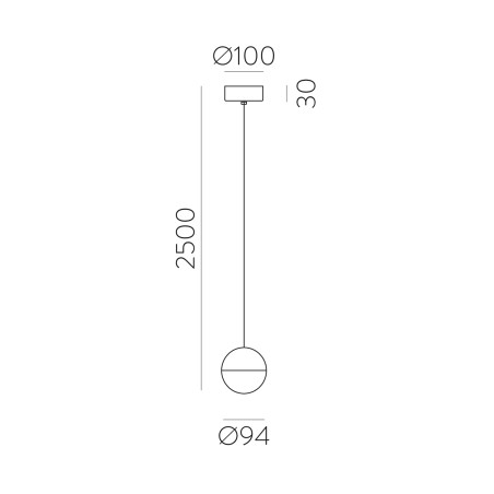 Lámpara de techo LED Custo (5W)