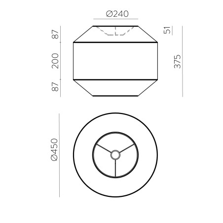 Lámpara de mesa Kira 45