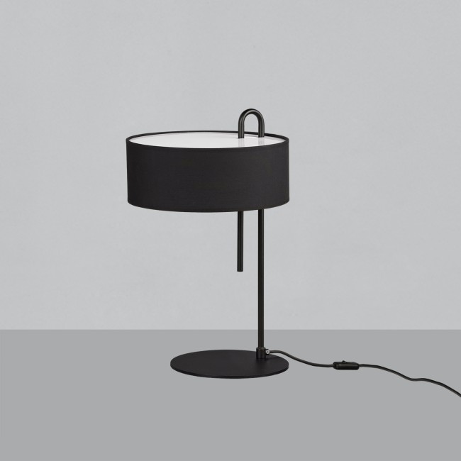Lámpara de mesa Clip Negro