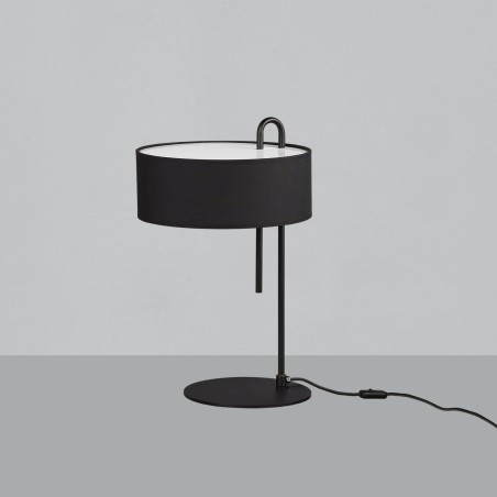 Lámpara de mesa Clip Negro