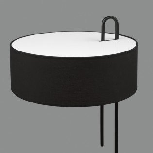 Lámpara de mesa Clip Negro