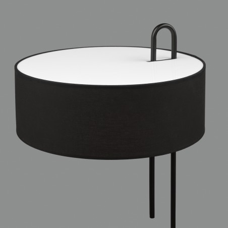 Lámpara de mesa Clip Negro