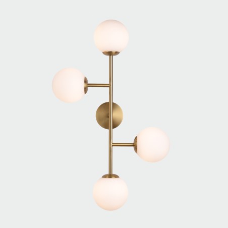 Aplique de pared Doris Opal (4 luces)