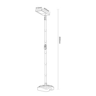 Farola solar LED Lanterne IP65 CCT (25W)
