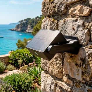 Aplique solar con sensor...