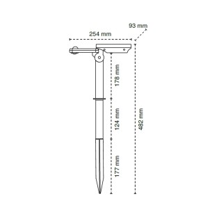 Aplique solar con sensor LED Ceci IP54 CCT (1.8W)