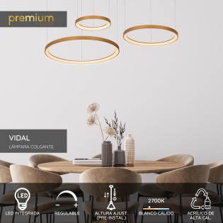 Lámpara de techo LED Vidal...