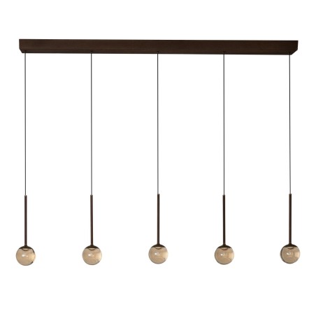Lámpara colgante LED Calina Ámbar II CCT DIM (5x8.2W)