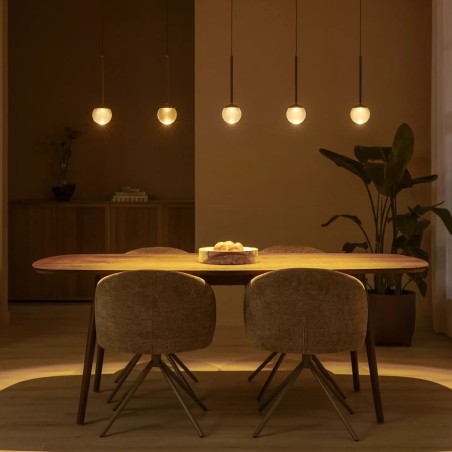 Lámpara colgante LED Calina Ámbar II CCT DIM (5x8.2W)