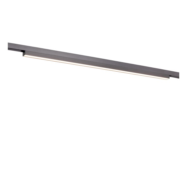 Foco LED carril Glyxx Linial Smart 48V. Cromo negro (20W)