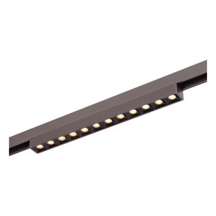 Foco LED carril Xenia Linial Smart 48V. Cromo negro (10W)